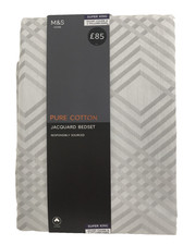 M&S Home Pure Cotton Jacquard