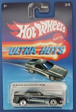 HOT WHEELS ULTRA SHOTS, '89 MAZDA SAVANNA RX-7 FC3S, GREY.