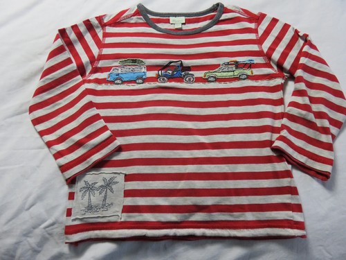 Monsoon boys red striped fun - red,