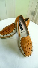 Leather casual loafer slip on