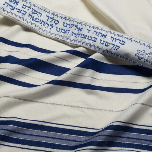 Talitnia wool jewish tallit - jewish,