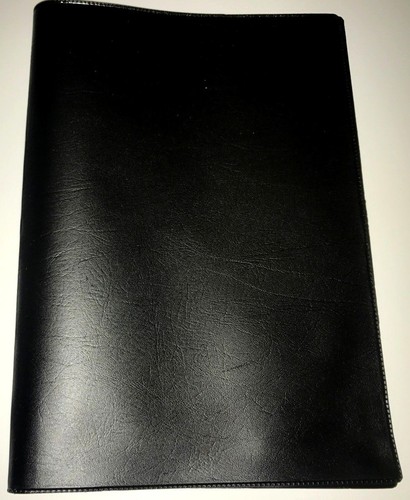 Black leather look car - leather,