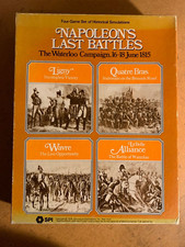 Napoleon's Last Battles COMPLETE by  SPI Waterloo Ligny Quatre Bras Wavre