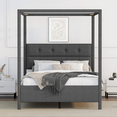Canopy platform bed frames - platform,