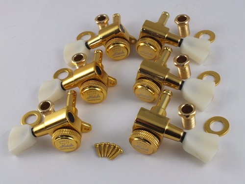 Gold locking machine heads - gold, 3