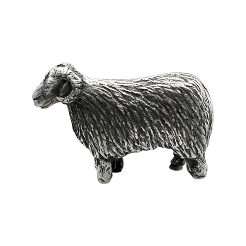 English made pewter ram - pewter,