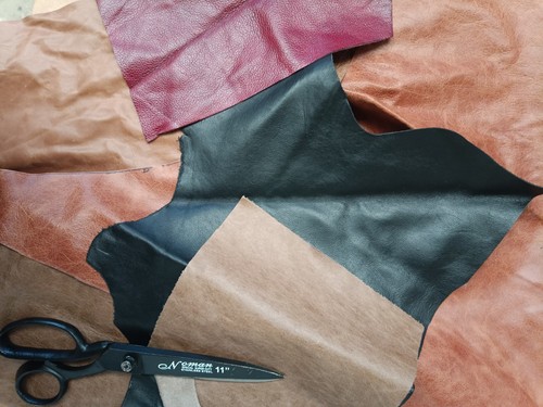 Bundle leather samples - ,