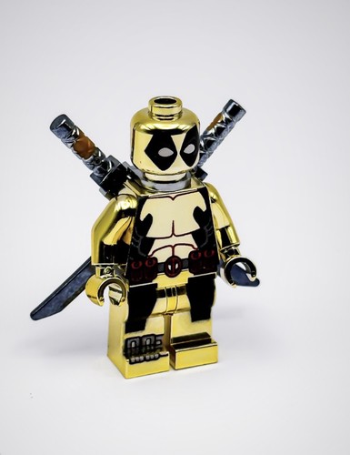 Lego chrome gold deadpool - gold,
