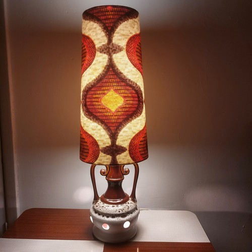 West german table lamp - west, base