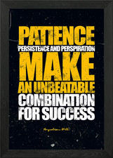 NAPOLEON HILL QUOTE Framed