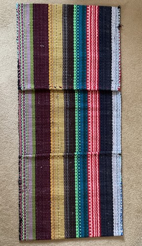 Striped woven peruvian mexican - striped,