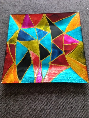 Colourful geometric abstract - geometric,