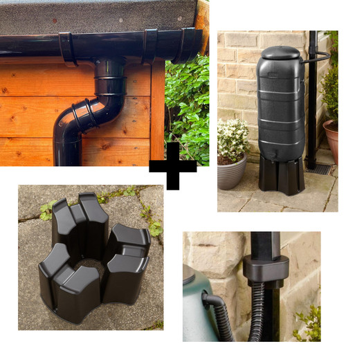 Gutter 100l water - water, kit