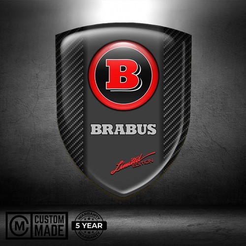 Brabus sticker fender badge - brabus,