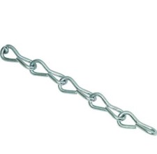 Zinc Plated Jack Chain, 3mm
