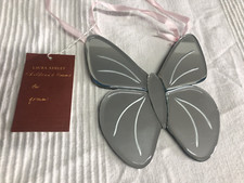 LAURA ASHLEY BUTTERFLY MIRROR 5"x5" WALL BRACKETS BOXED NEW
