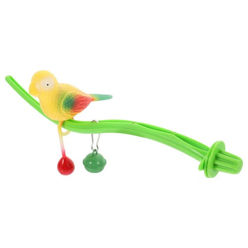 Plastic bird perch toy stand - perch,