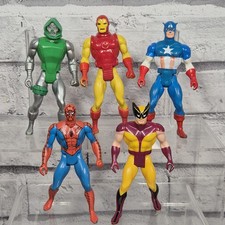 Marvel Secret Wars 4.5" Figure Bundle Spiderman Wolverine Vintage Comics 1984