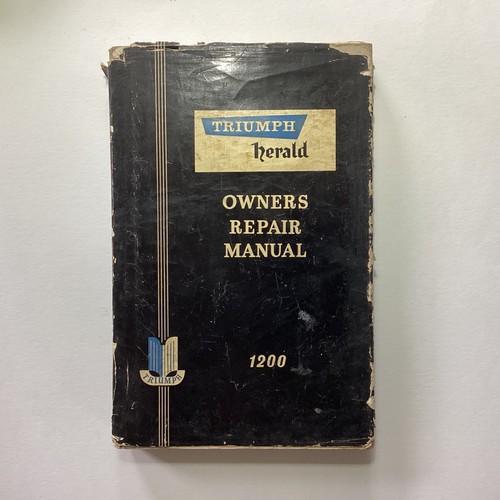 Triumph herald owners repair - triumph,