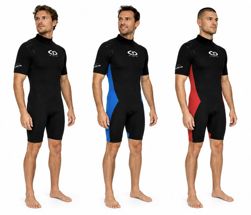 Mens shortie wetsuit 3mm - shortie,