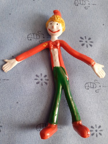 Vintage bendy bendable rubber - bendy,