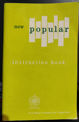 Ford popular handbook owners - ford,