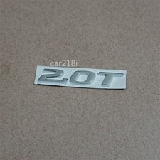 1x 2.0T Chrome Silver Metal