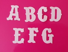 Vintage Alphabet Die Cuts