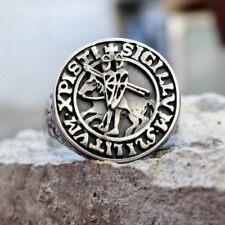 New Knights Templar Ring Sterling Silver 925 Masonry Masonic Handmade All Sz 