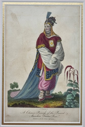 Coloured engraving chapman - engraving,