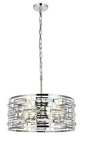 Crystal chandelier chrome - crystal,