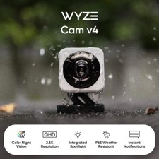 Wyze Cam v4, 2K HD Wi-Fi Smart