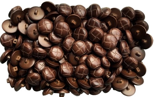 Buttons 21mm 34l chocolate - buttons,