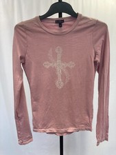 Earl Jeans Women's Long Sleeve Top in Pink, 20-01