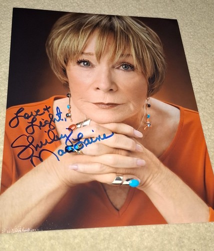 Shirley maclaine hand signed - maclaine,