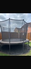 METIS 12ft Garden Trampoline with safety net enclosure 