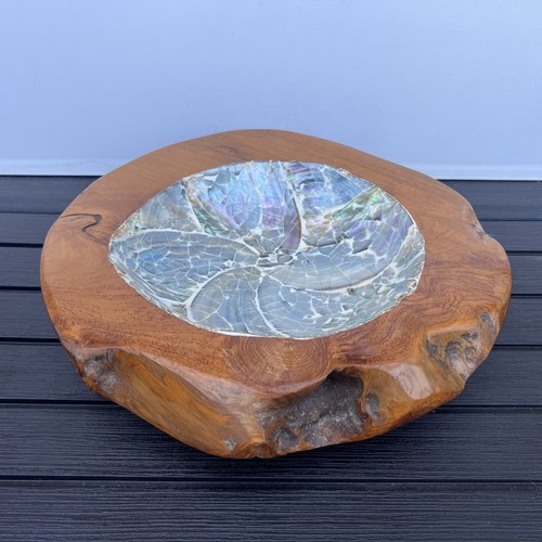 Hand carved teak - teak, root