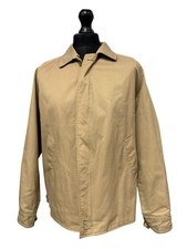 BURBERRYS Vintage Men's Casual Beige Nova Check Lined Bomber Jacket 52REG Y03 