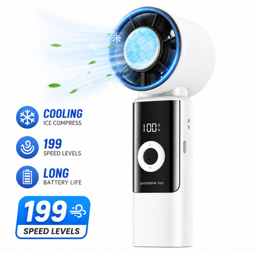 Powerful handheld fan - powerful,