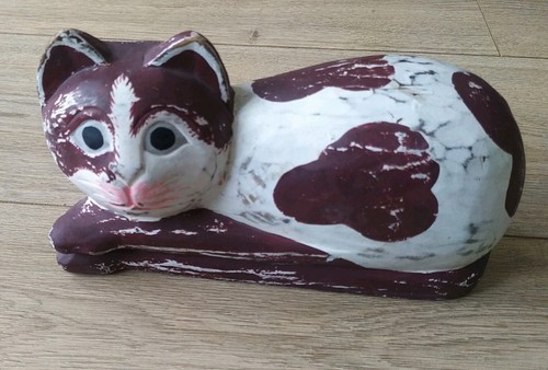Vintage folk art hand carved - art,