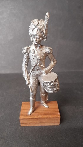 Vintage pewter soldier figure - vintage,