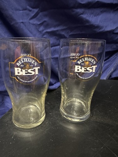 Belhaven best pint glasses - 2x,