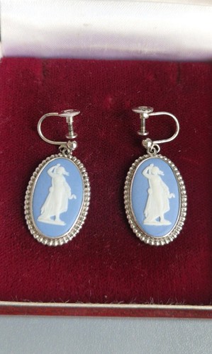 Vintage blue jasperware - vintage,