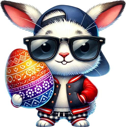 Easter hip hop bunny rabbit - hip,