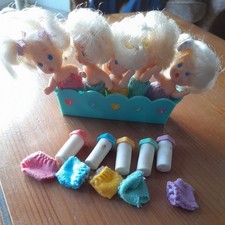 1991 Tyco Quints Baby Doll Rare r5 Drink Wet Babies with bottles&  spare pants