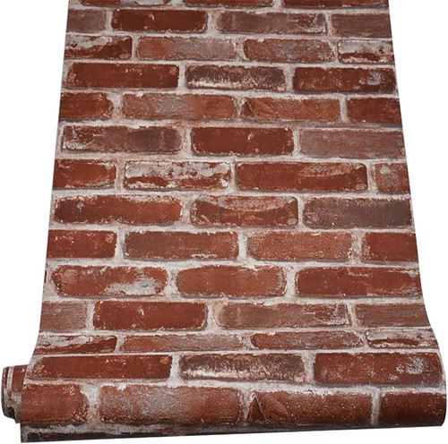 Realistic vintage red brick - vintage, 3d