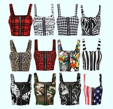 Women Zip Front Padded Bra