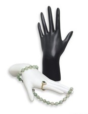 Black polystyrene hand display - black,