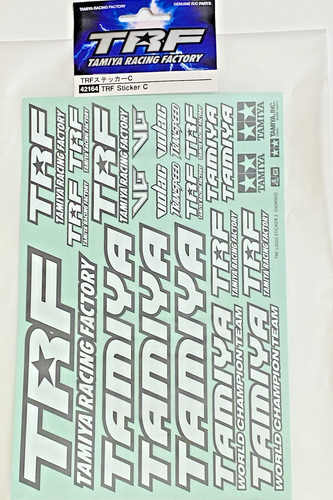 Tamiya trf sticker set - sticker,