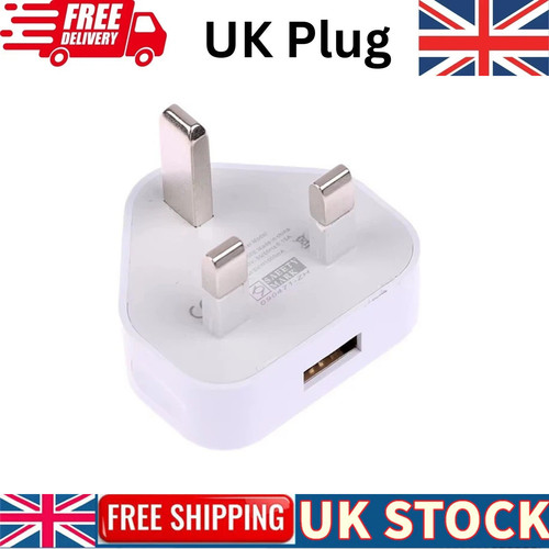Pin dual usb plug - uk, adapter